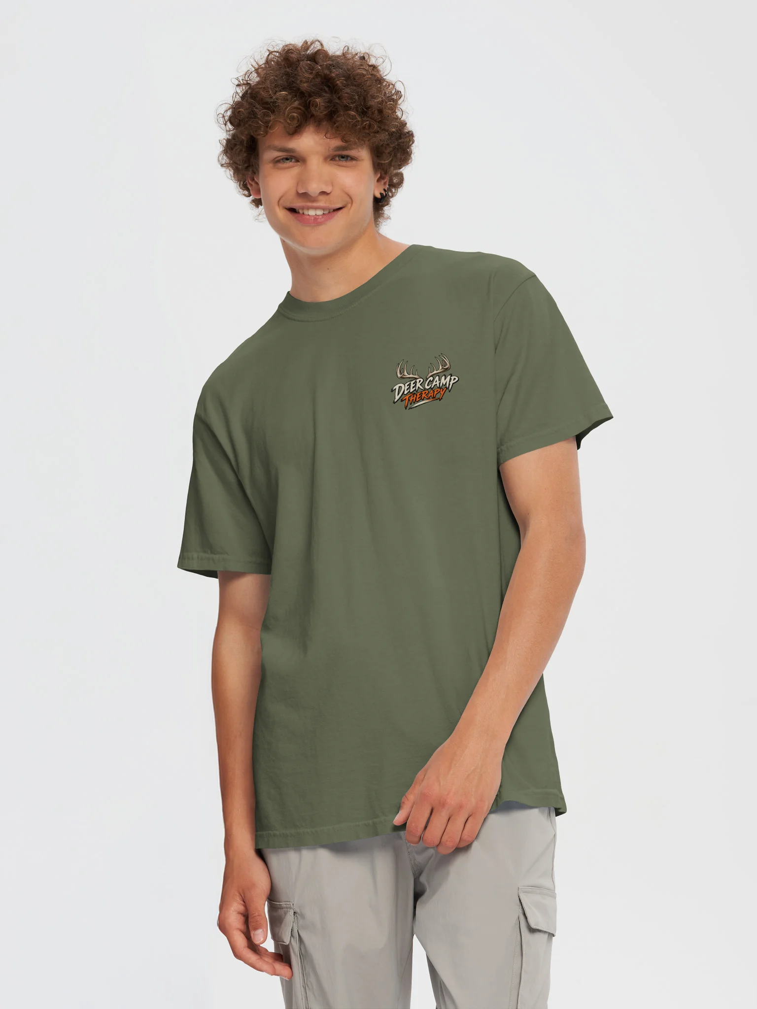 Deer Cam Therapy Comfort Colors Tee product image (9)