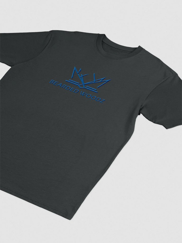 Men's Classic Bearded Woodz T-Shirt (Royal Blue Embroidery) product image (2)
