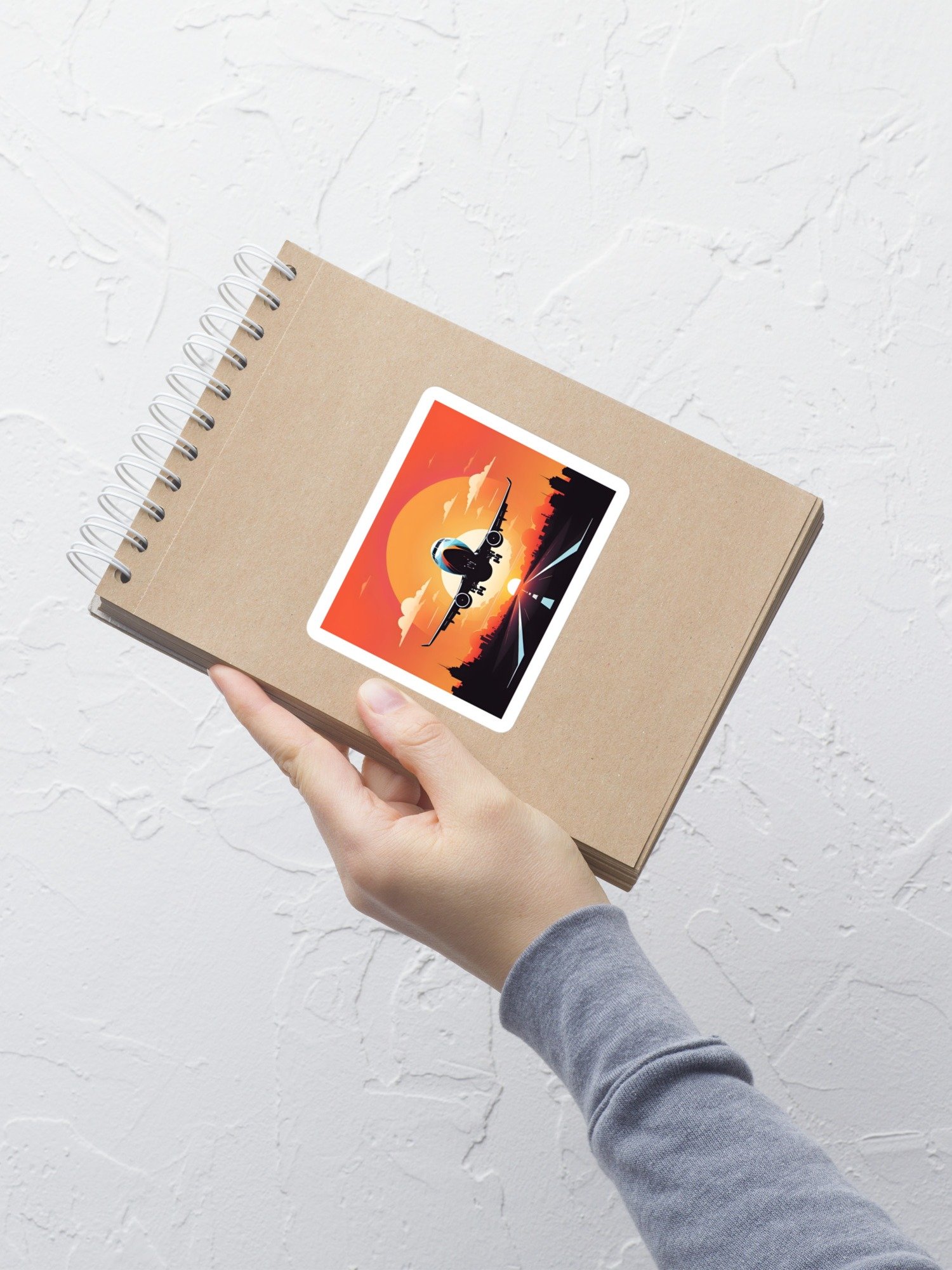 Sunset Takeoff Sticker product image (7)