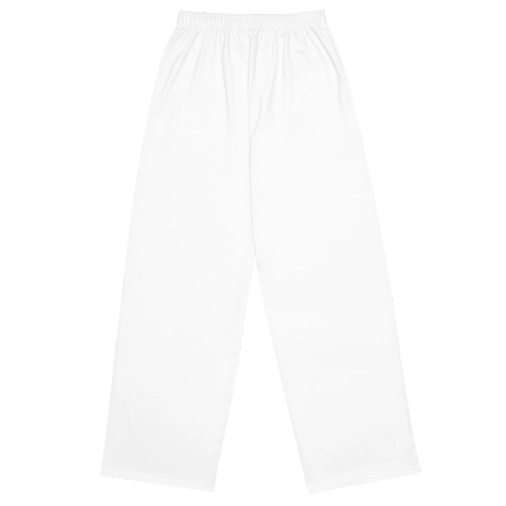 "Walk in Light" Premium Trousers | Unisex Minimalist White Pants | Christian Casual Wear | Versatile & Comfortable Bottoms product image (2)