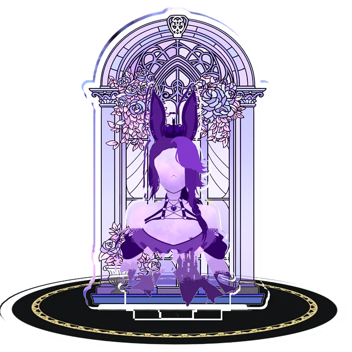 Silhouette of a Boba Bunny Acrylic Standee product image (1)