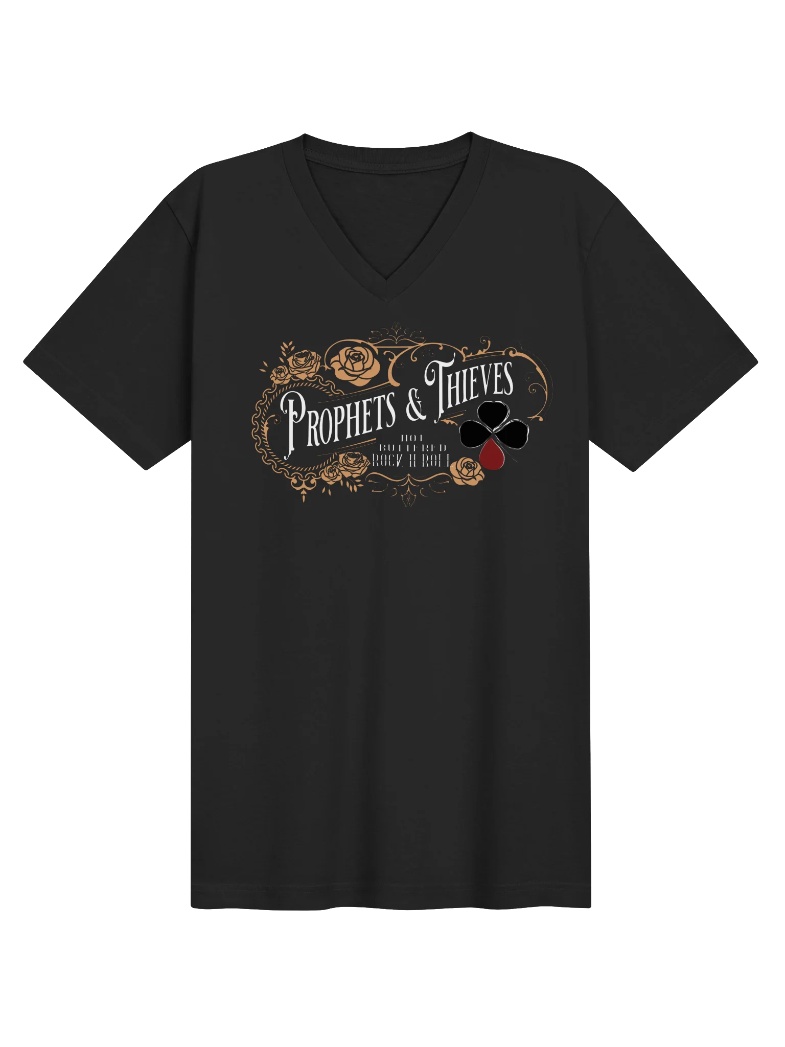 V Neck Logo T Shirt product image (1)