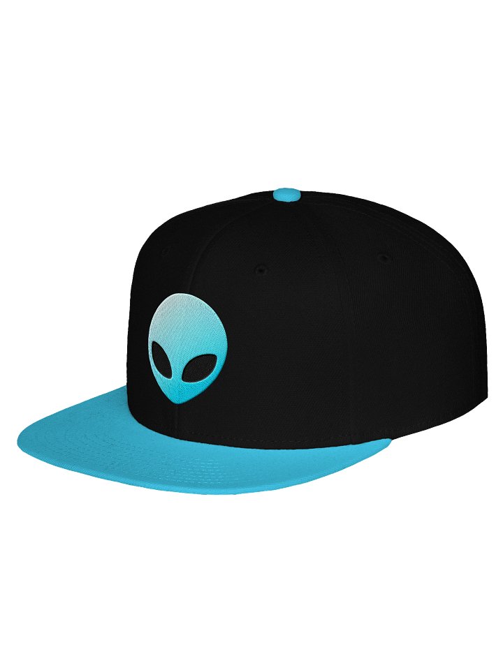 S P A C E B A R Teal Alien Otto Snapback Cap product image (2)