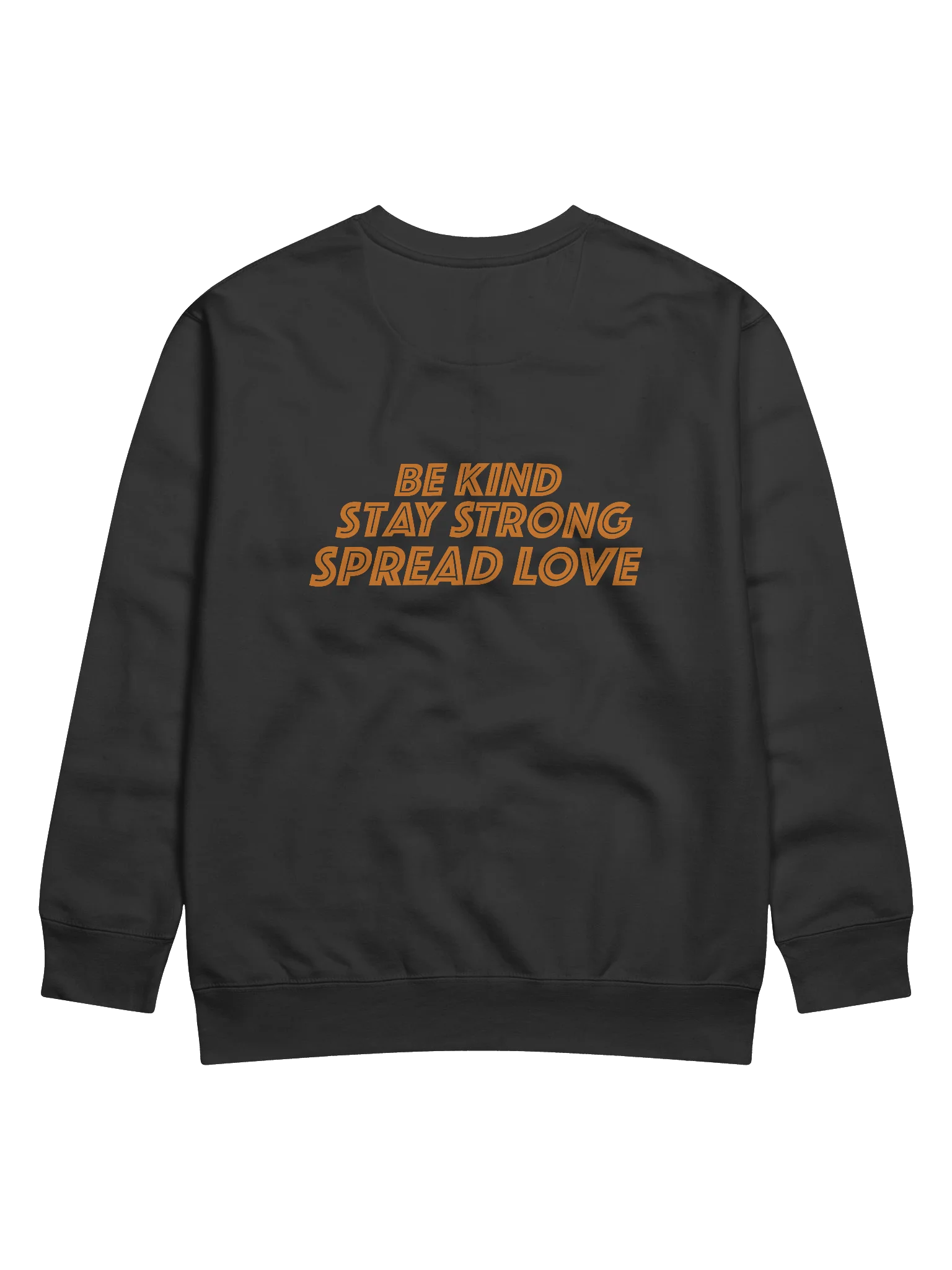 Bold Orange Letter Printed Premium Sweatshirt product image (16)
