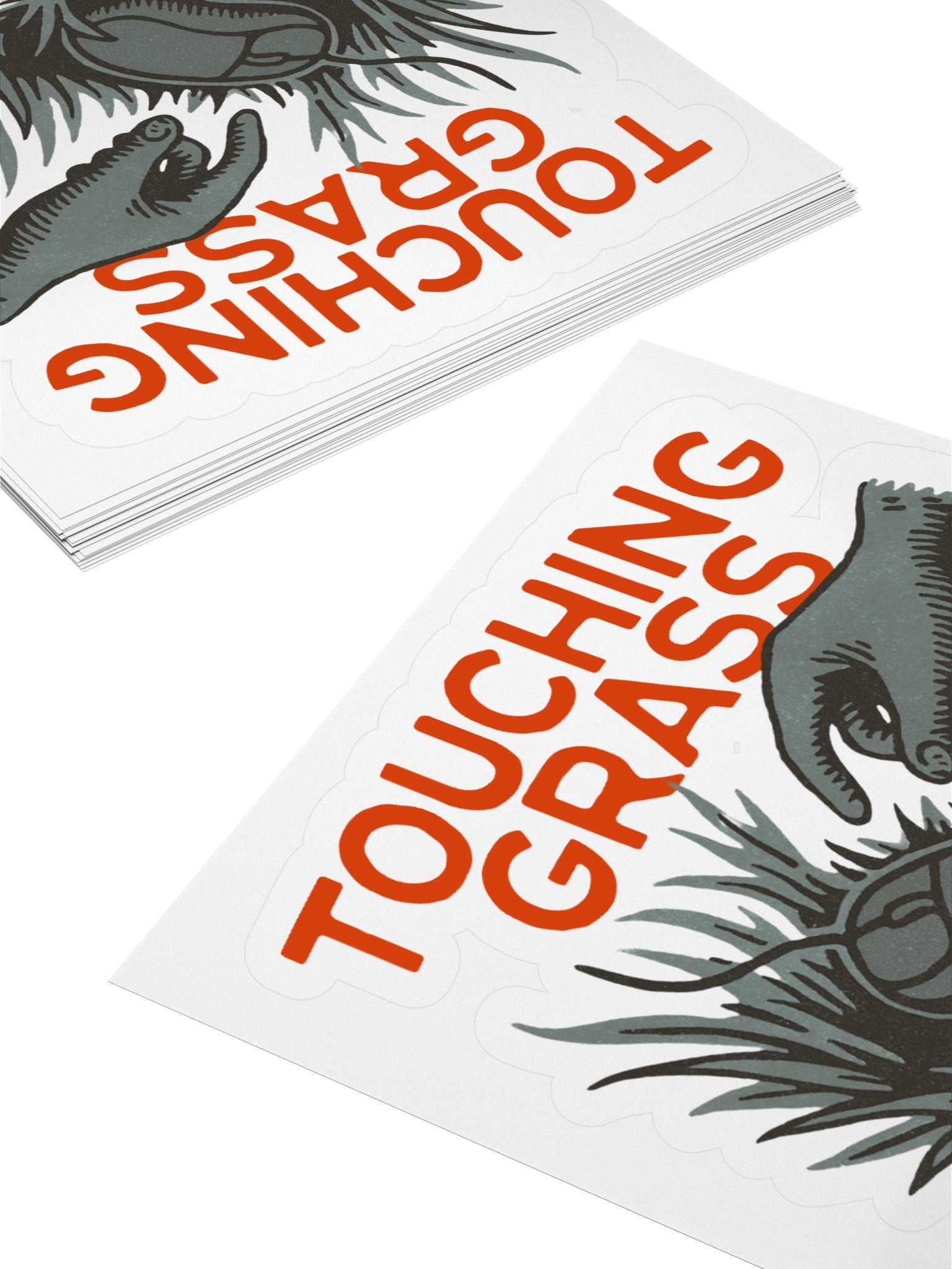 Touch Grass! sticker product image (4)
