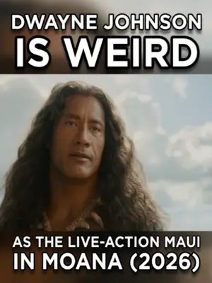 Dwayne Johnson is WEIRD as the Live-Action version of Maui in Disney's Moana (2026) Full Video on YouTube (ElectricDragon505) #fyp #fypシ゚ #animation #moviereview #review #film #cinema #movies #movie #cartoontiktok #cartoons #cartoon #animationtiktok #Disney #disneytiktok #Moana #moana2026 #disneymoana #therock #therockfans #Dwayne #dwaynejohnson #dwaynetherockjohnson #maui #2026 #remake