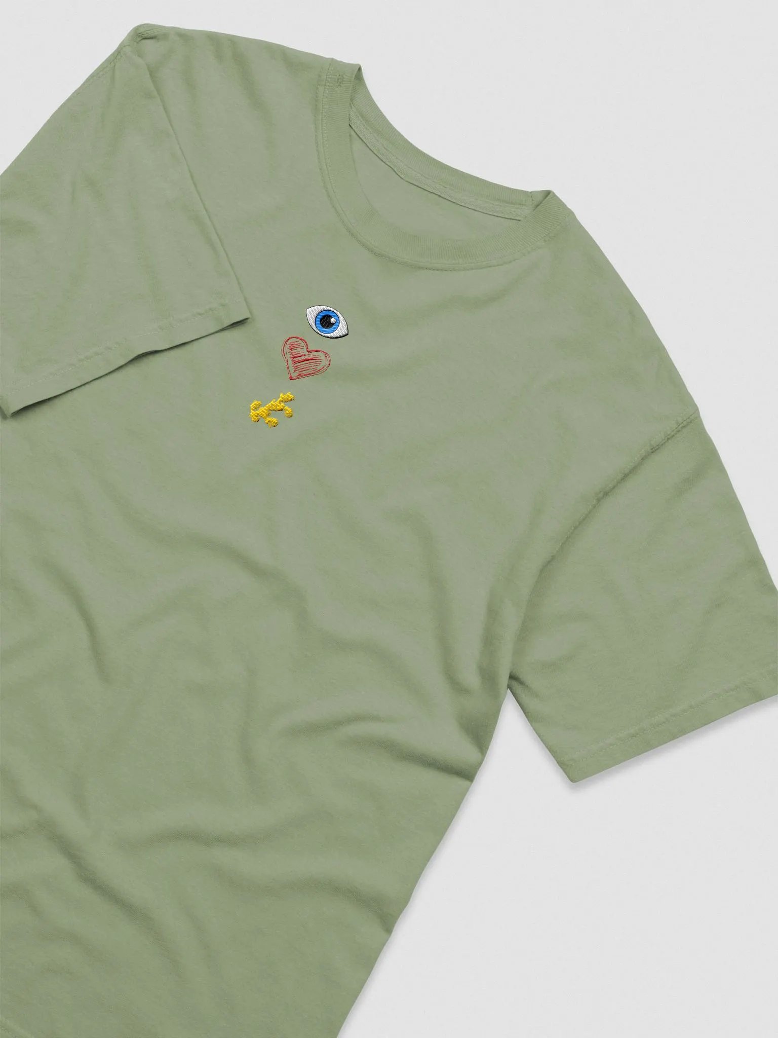 👁️ ❤️ 🫚 The Tee (Vertical) product image (3)