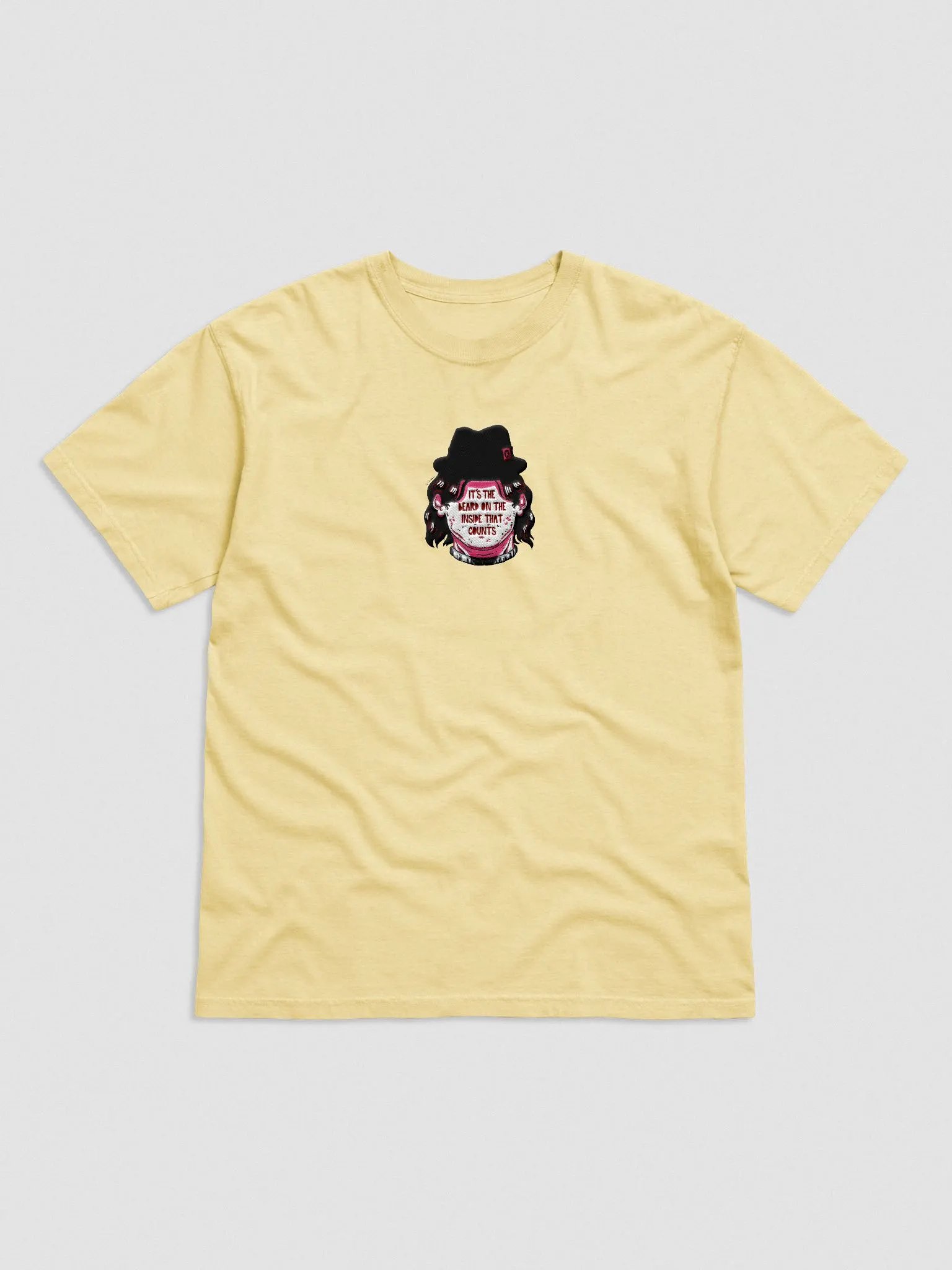 Beard Inside T-Shirt (Embroidered) product image (1)