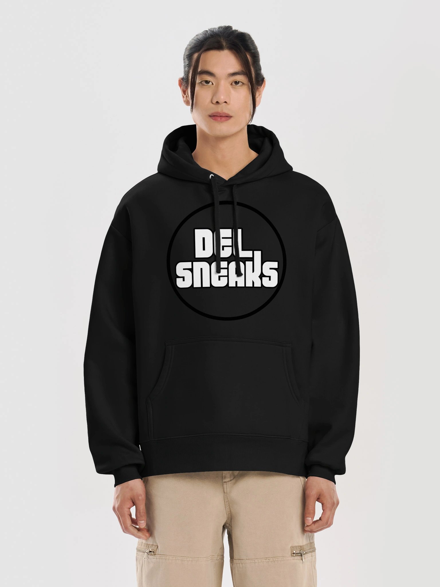 Circular Logo Hoodie Black product image (5)