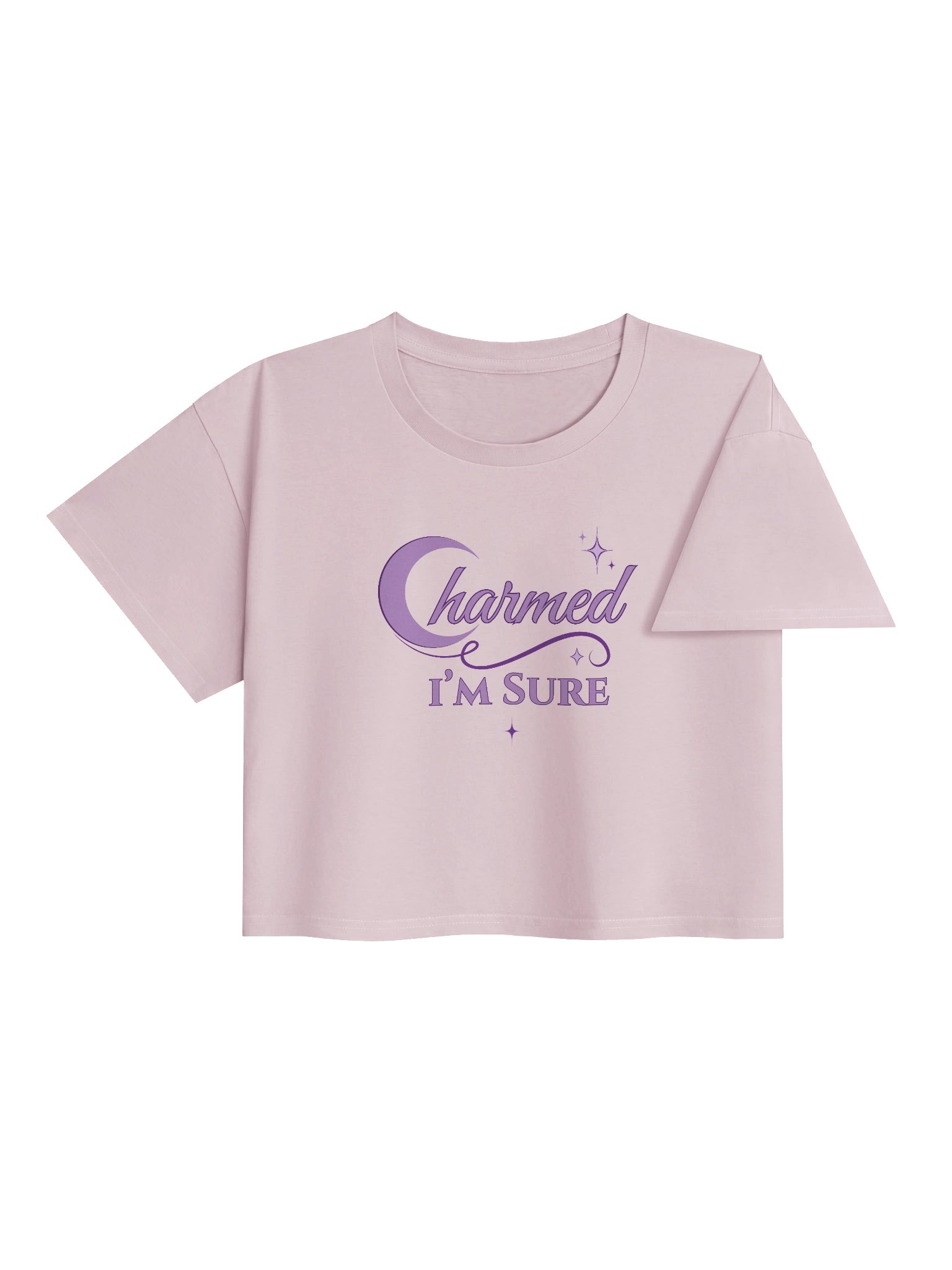 "Charmed I'm Sure"- Cropped Tee product image (4)