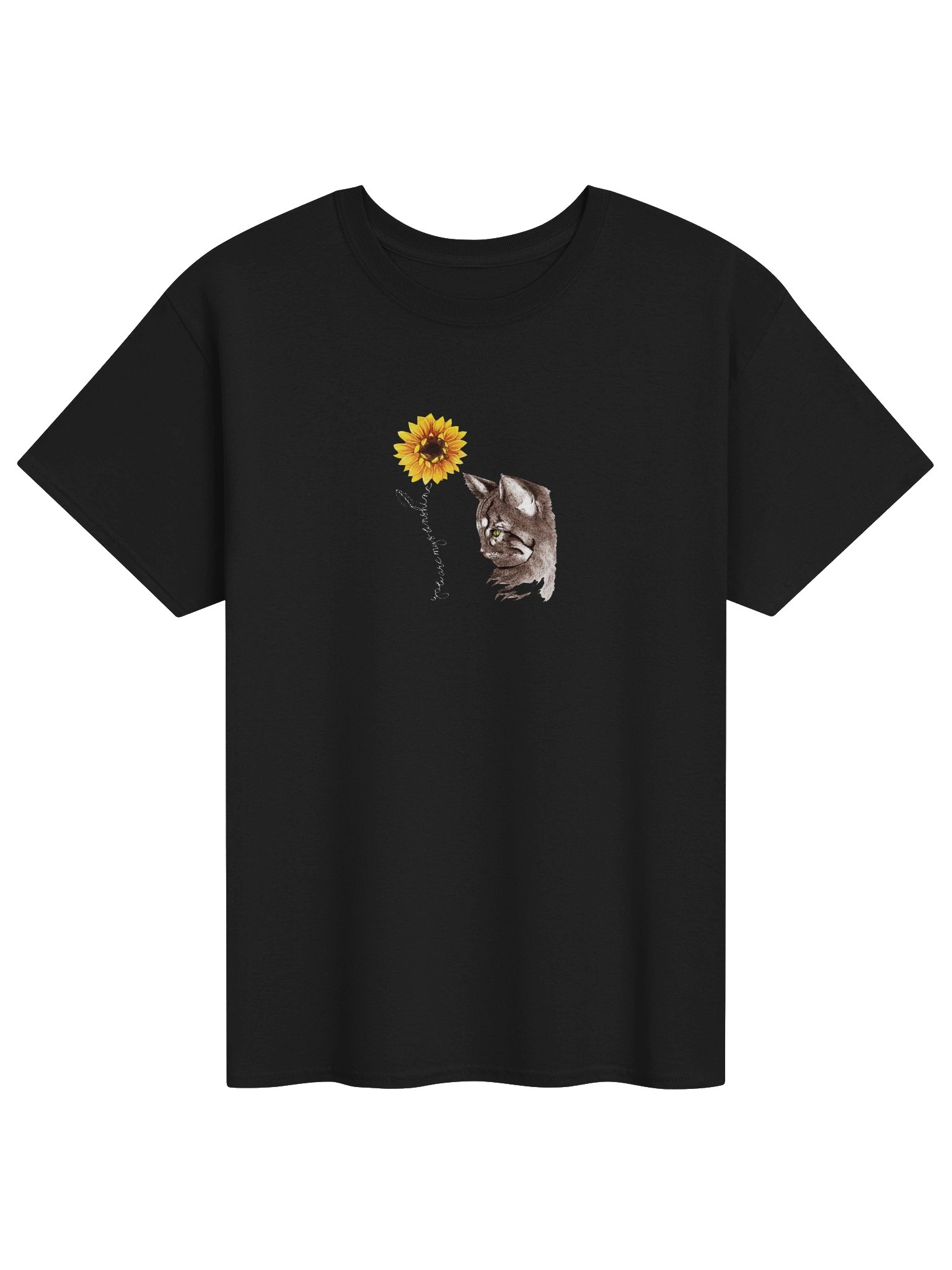 Sunflower Cat Graphic Tee product image (1)