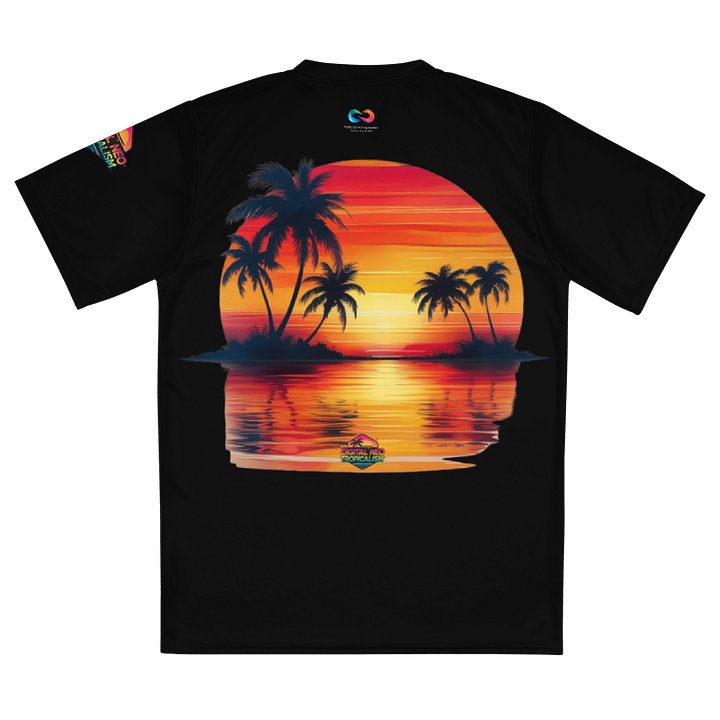 LIMITED EDITION - CNX Core All-over print Unisex Tee — Digital Neo Tropicalism 001 product image (2)