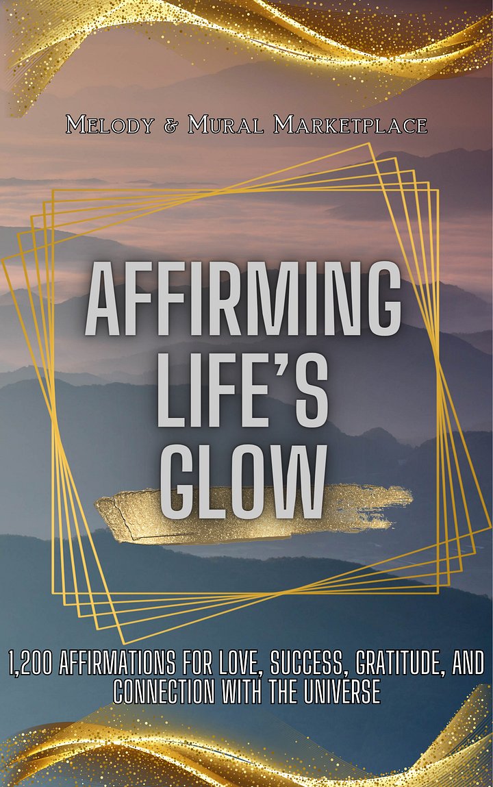 ✨ Affirming Life's Glow: 1,200 Affirmations (eBook - 📖 PDF & 📱 EPUB Bundle) product image (1)