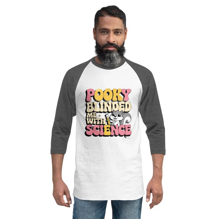 Science Squirrel ¾ Sleeve Tee product image (2)