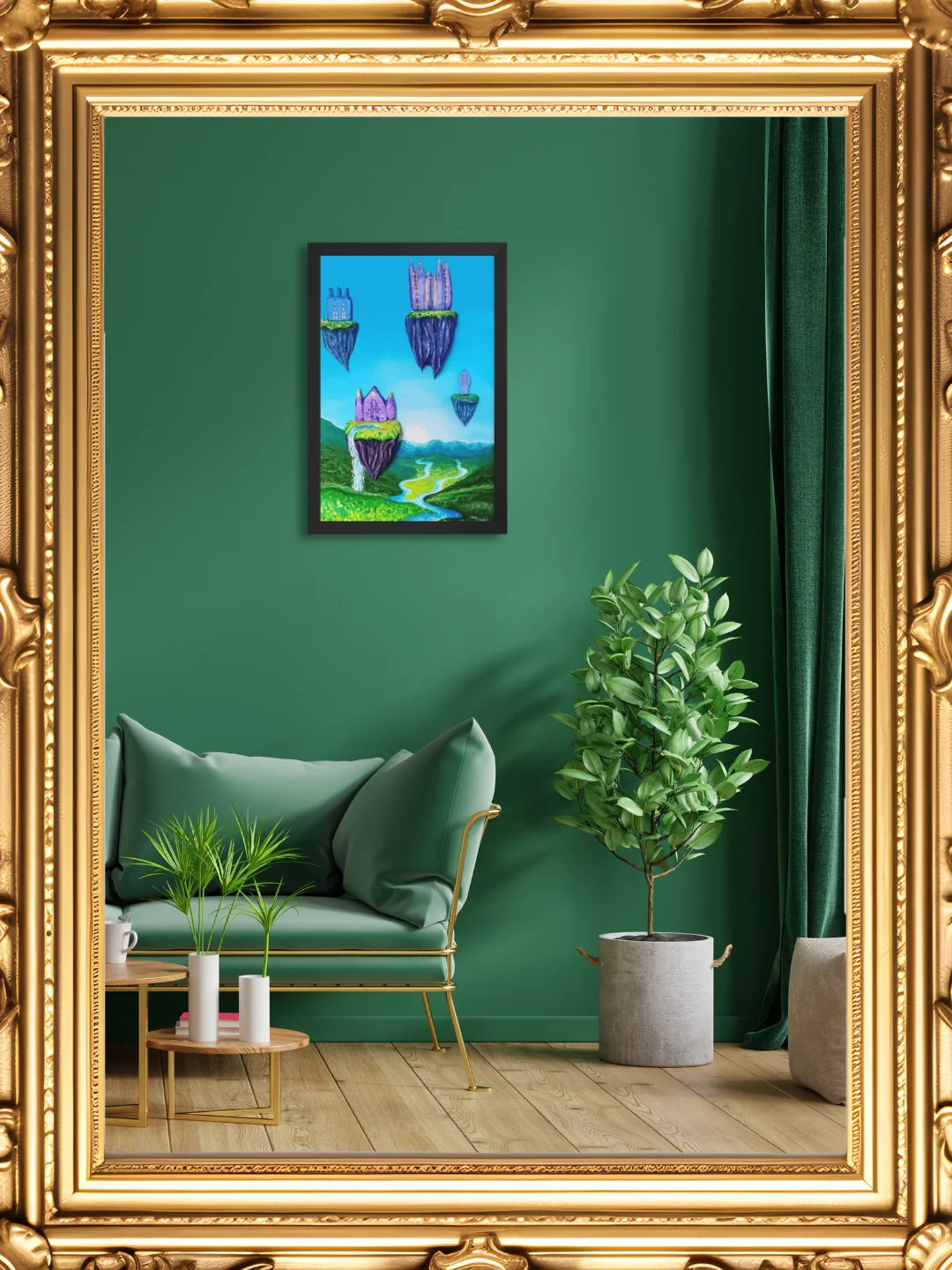 Fantasy World Framed Print product image (7)