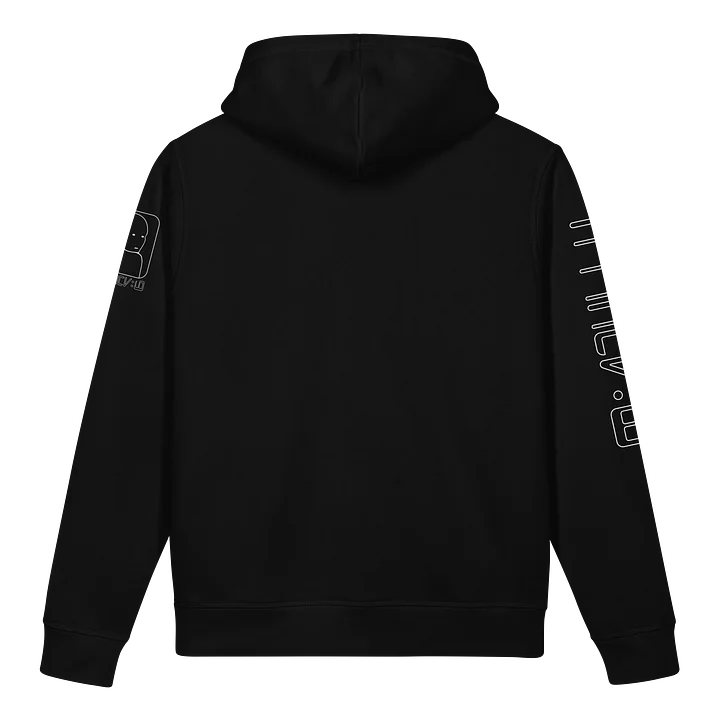 ATTACKNINE "Visitor" - Black Unisex Midweight Hoodie product image (2)