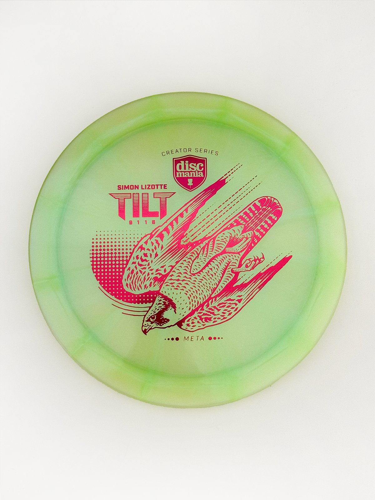 Discmania Meta Tilt – Simon Lizotte Creator Series; Light Green 174g product image (1)