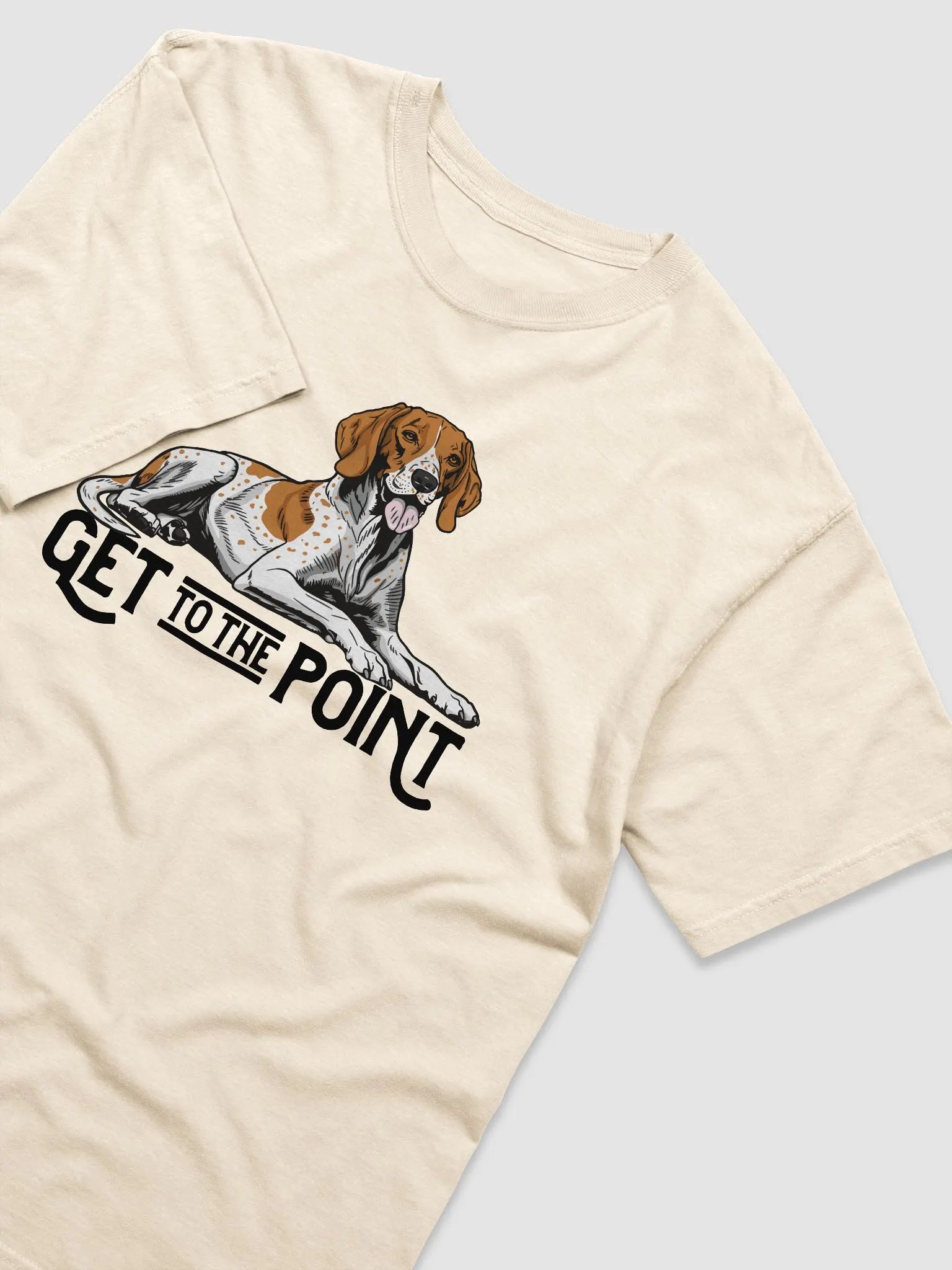 Get to the Point T-Shirt of an English Pointer (Orange) | Funny T-Shirt for Pointer Dog Paw-rents product image (6)