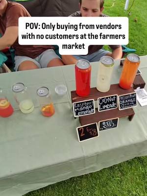 POV: Only buying from vendors with no customers at the farmers market #business #entrepreneur #businessideas #sidehustle 