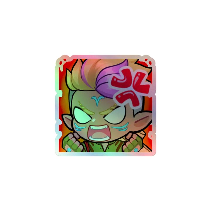 AfressAAAAA Emote Holographic Sticker product image (1)