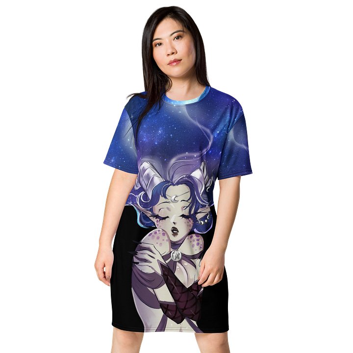 Starry Haired Dreamer T-Shirt Dress product image (1)