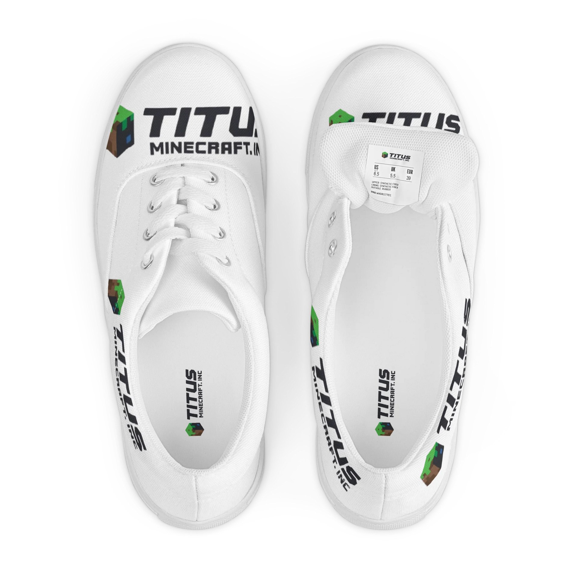 TITUS MINECRAFT INC Lace-Up Canvas Shoes product image (6)