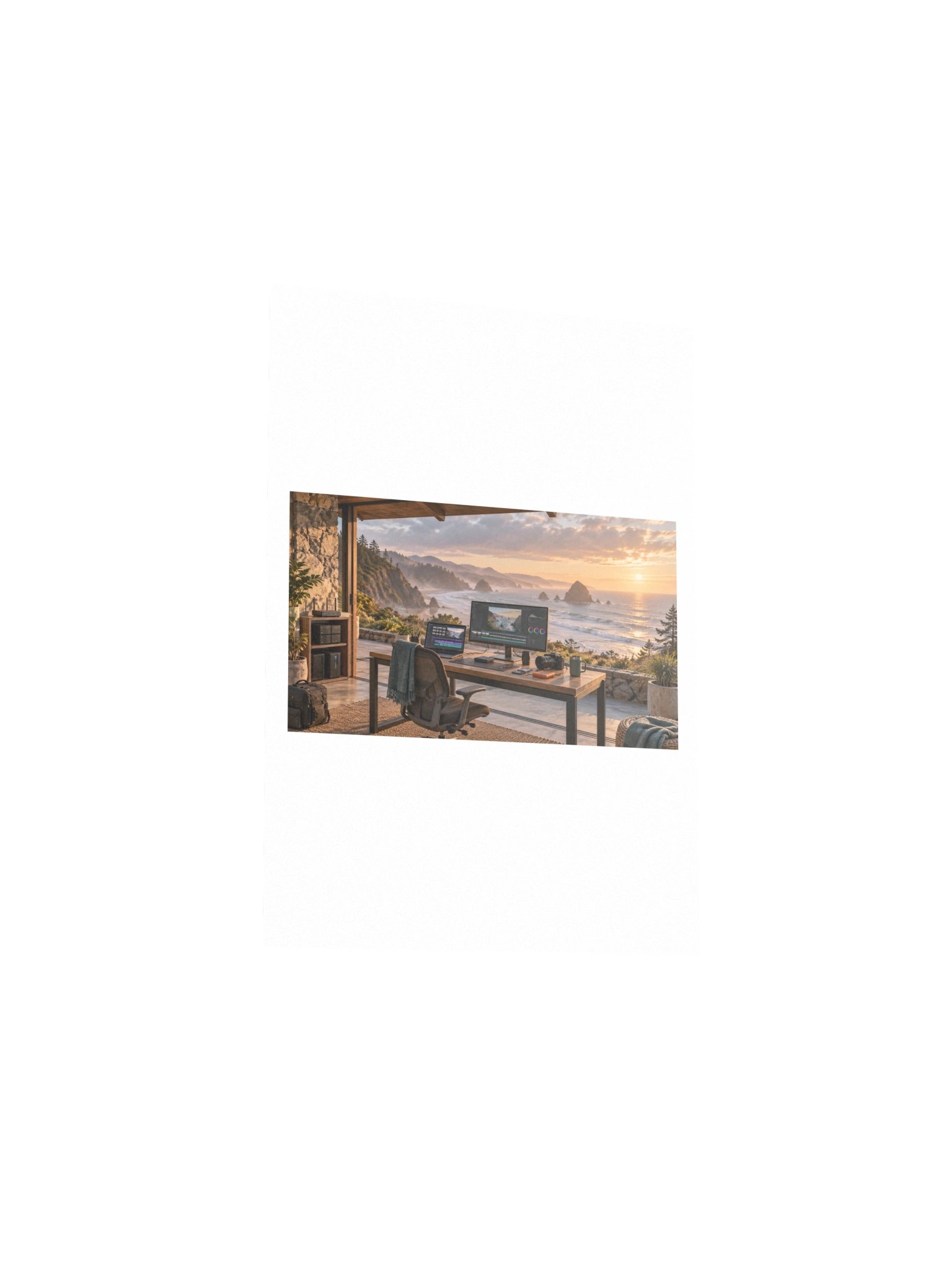 Tide and Timeline Small Art Print product image (3)