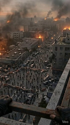 Trapped on a Rooftop !! 

#zombieapocalypse
#pov
#survival
#zombies
#horror
#shorts
#youtubeshorts
#viralvideo
#cinematic
#fi...