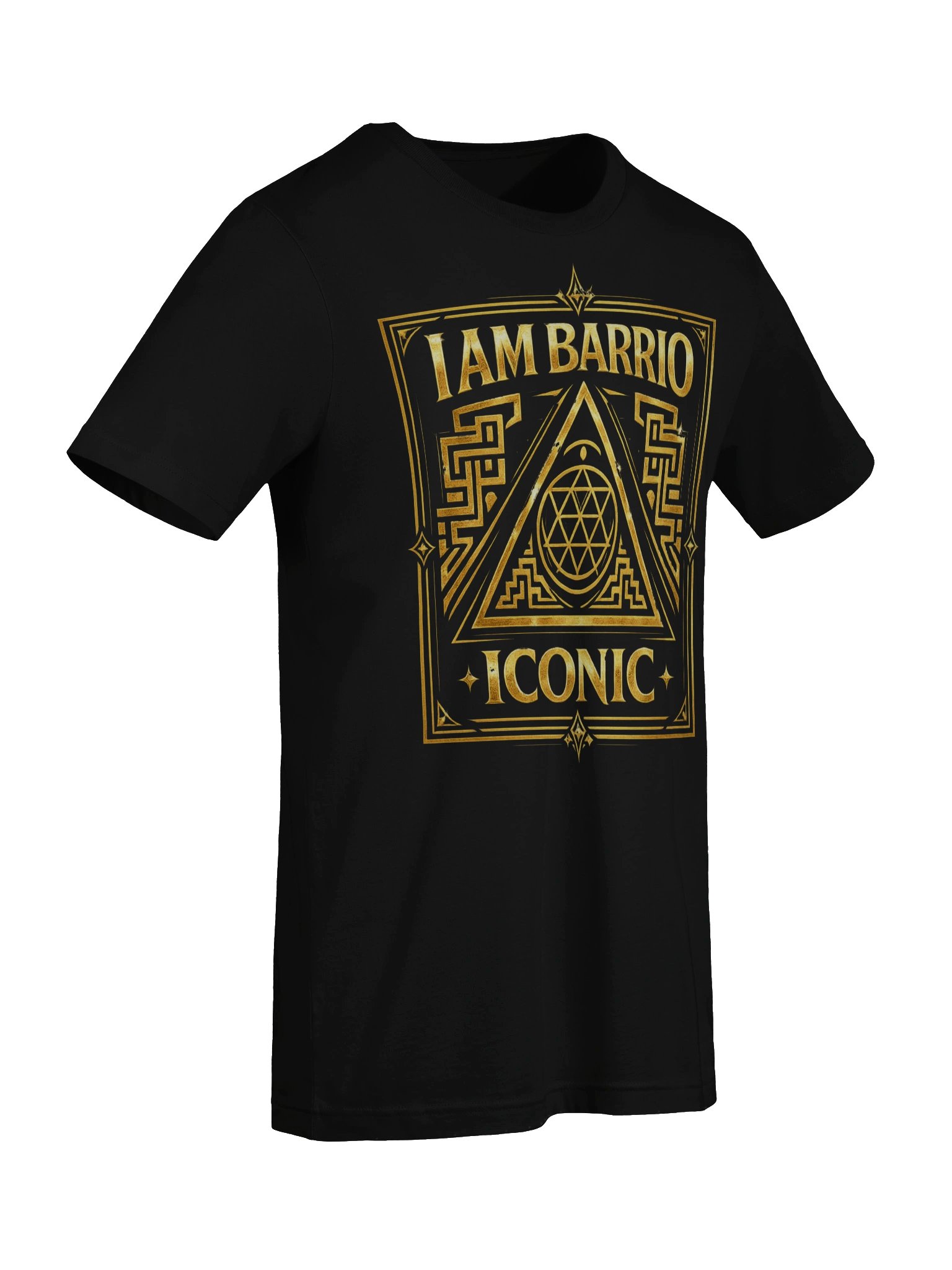 I AM BARRIO ICONIC Tee – Gold Sacred Seal product image (7)