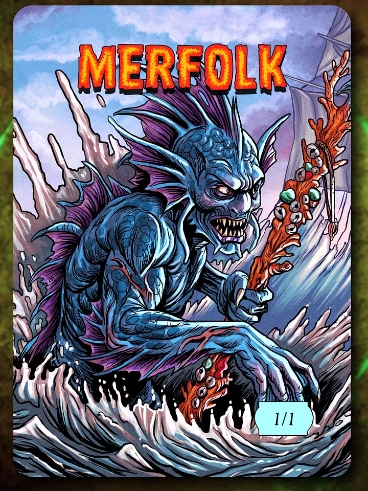 Merfolk 1/1 Full Art Token product image (1)