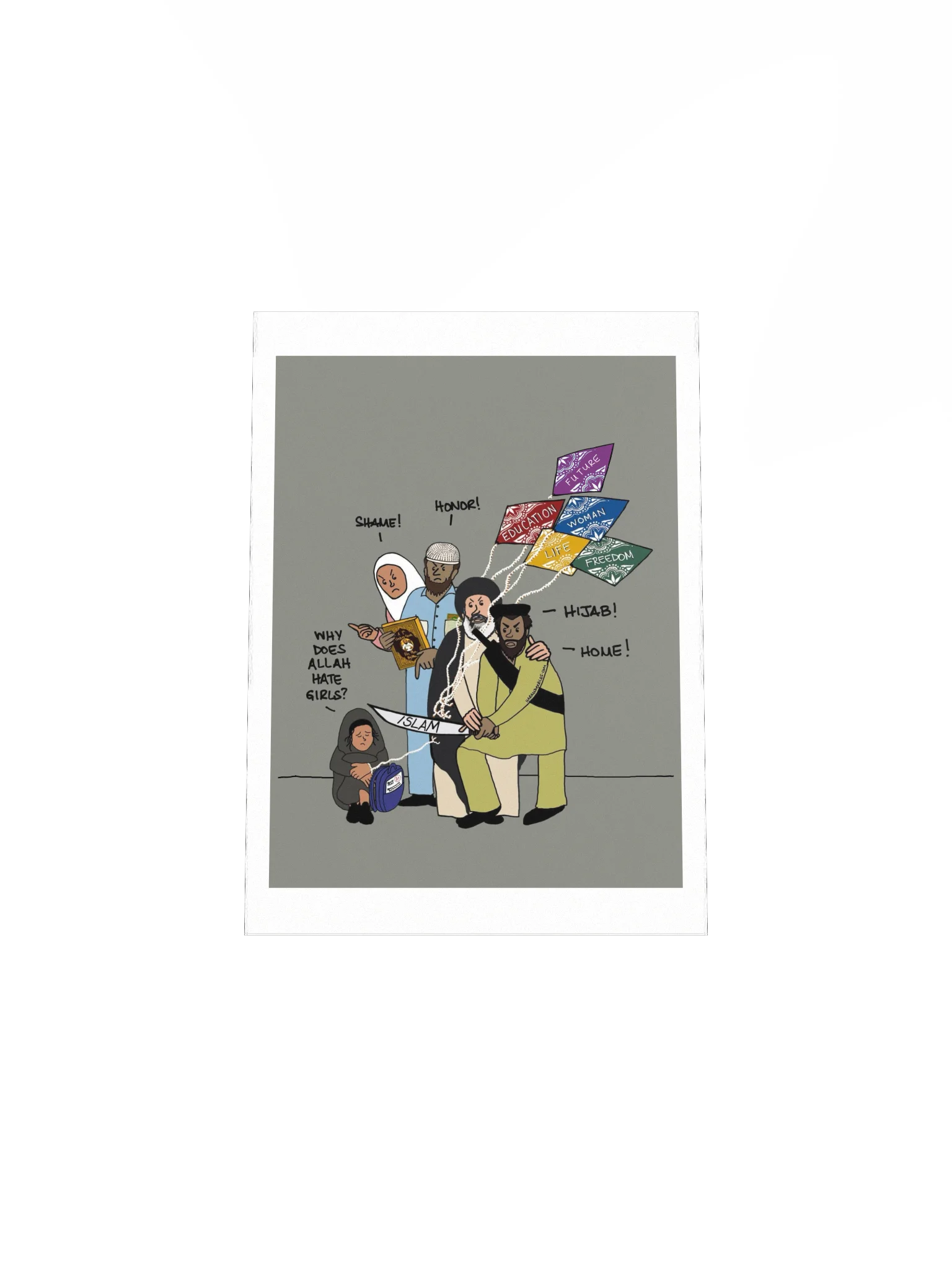 Why Does Allah Hates Girls Poster product image (4)