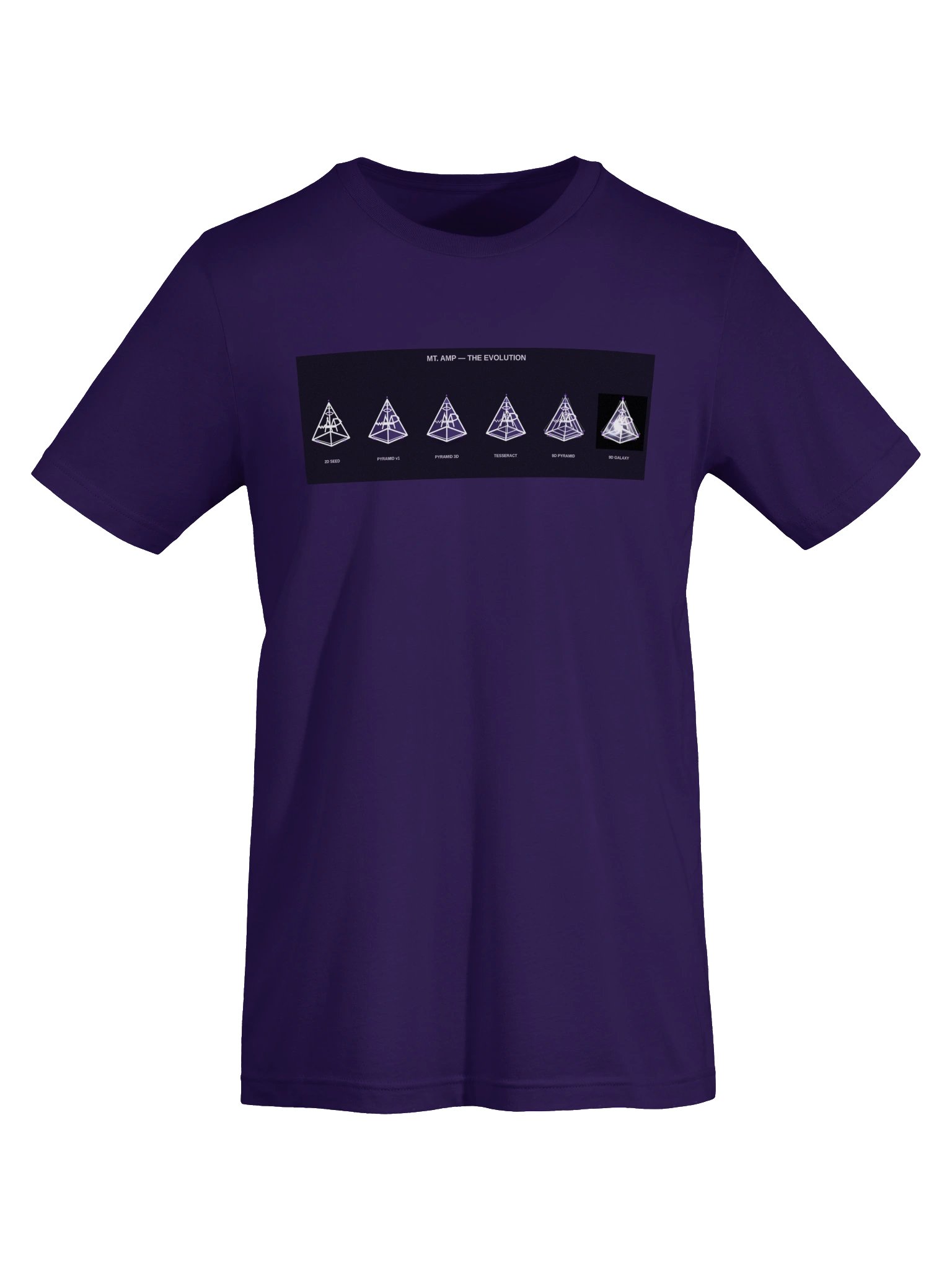 Mt. AMP — The Evolution Tee — Purple product image (5)