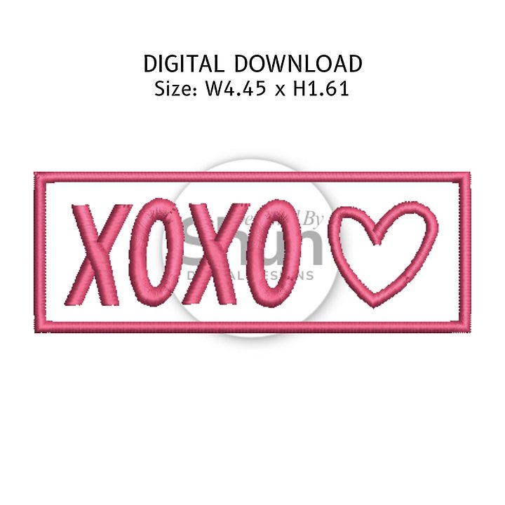 XOXO Patch | Digital Download product image (1)