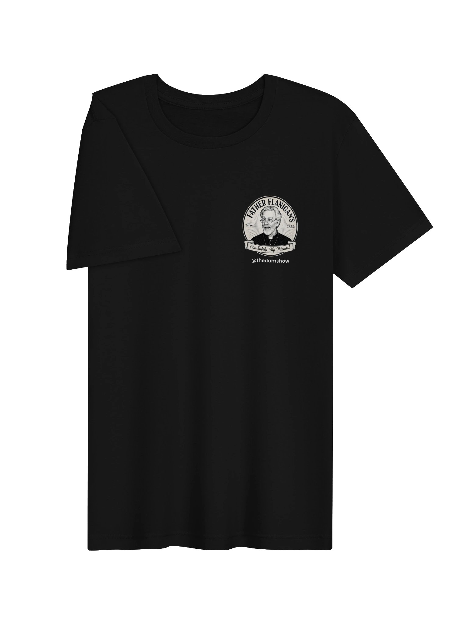 Father Flanigan's Sin Safely T-Shirt | Funny Atheist Shirt product image (3)