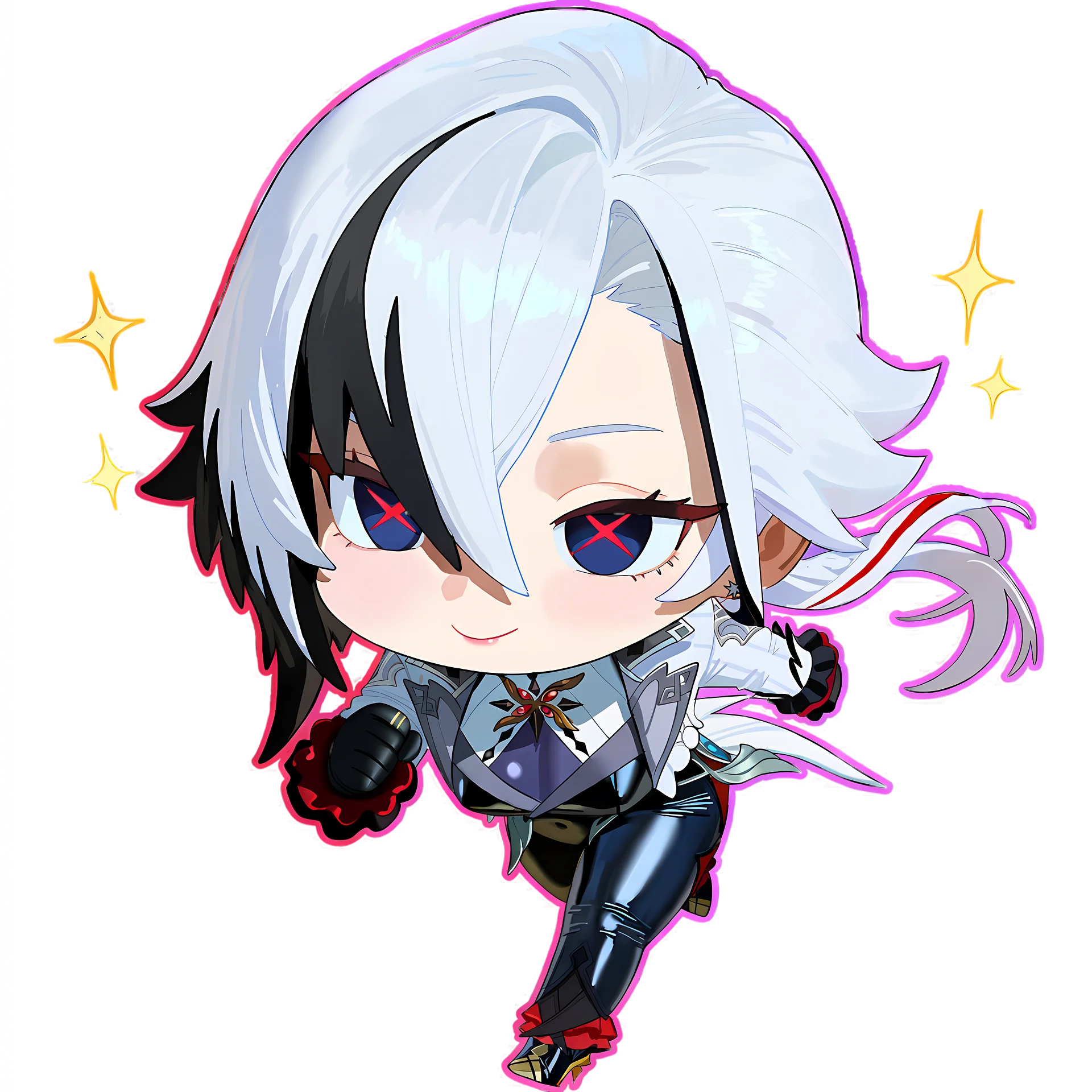 Arlecchino Chibi Sticker product image (3)
