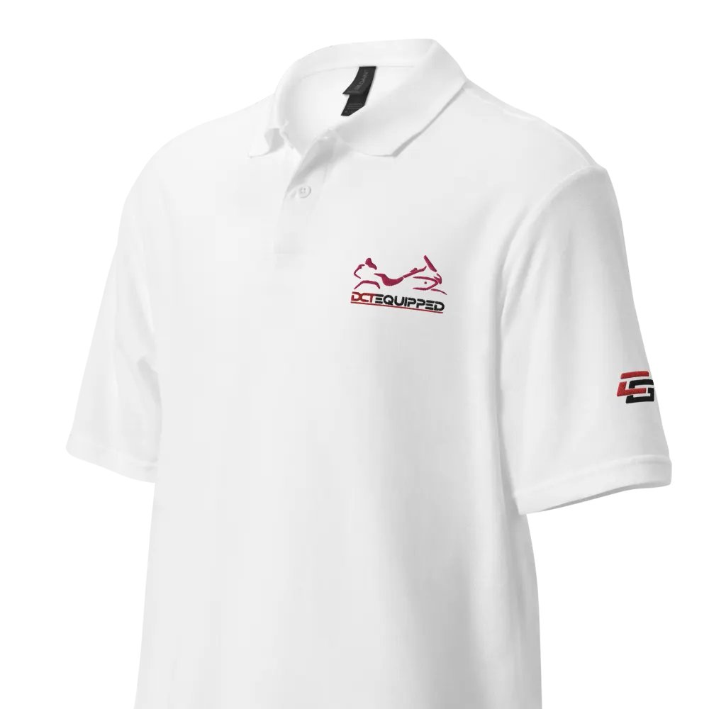 DCT Shadow Wing Polo Shirt White/Red product image (5)