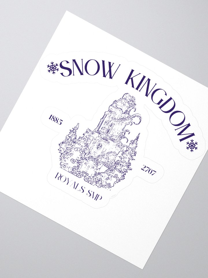 Royals SMP Snow Kingdom Sticker product image (5)