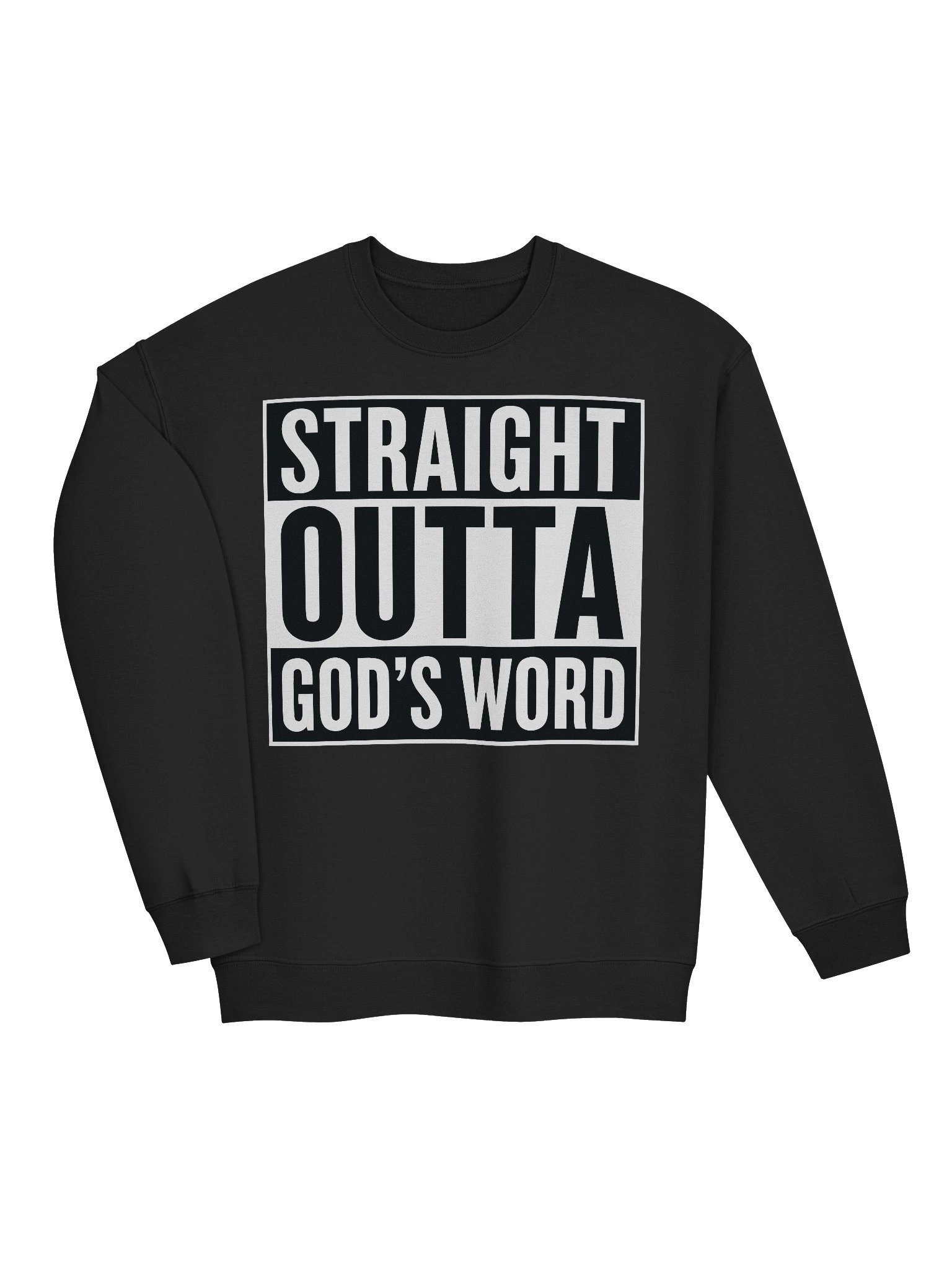 Straight Outta God's Word Classic Crewneck Sweatshirt product image (3)