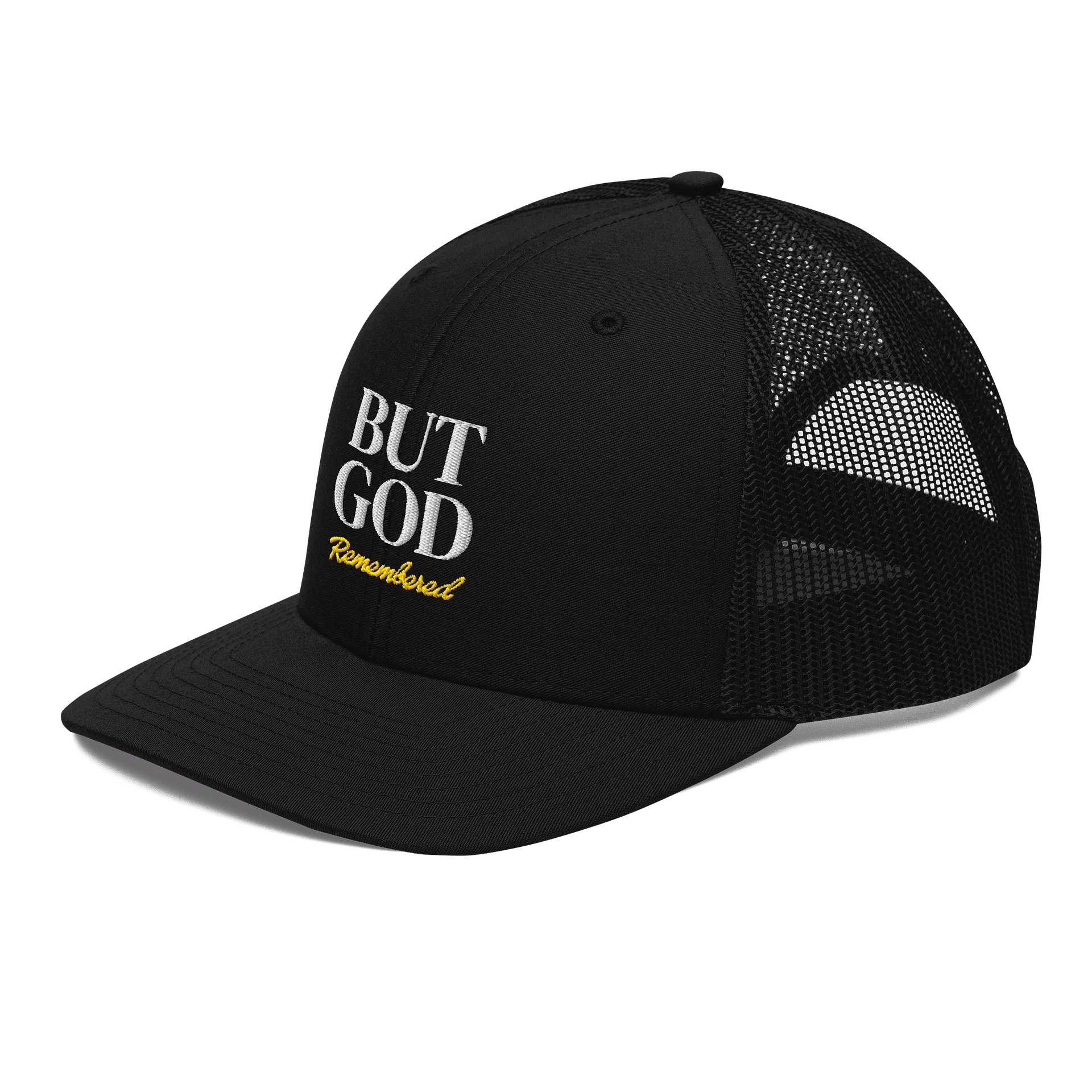 But God Remembered Embroidered Trucker Hat product image (2)