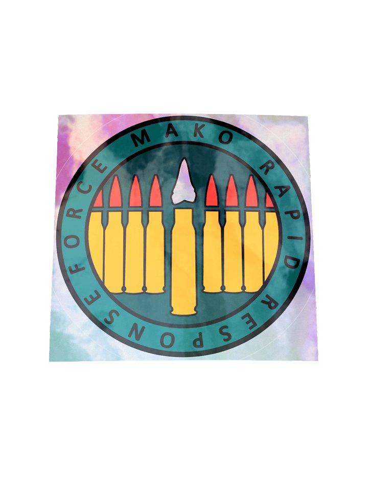 Holographic Mako Shark Rapid Response Force Sticker product image (1)