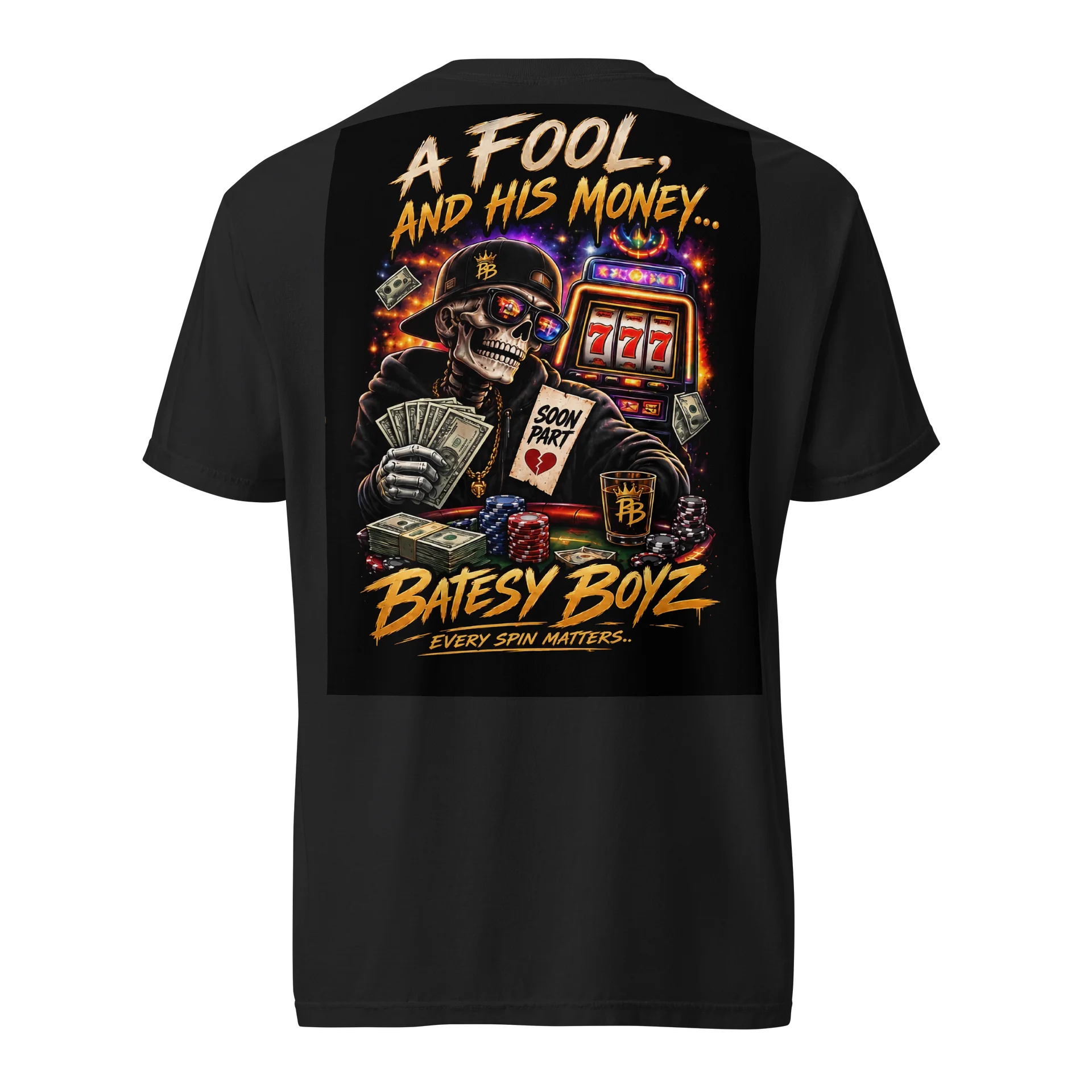 Fool & his money soon part tee-shirt product image (4)