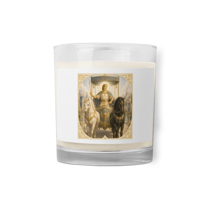 ​🏎️ Bougie "L'Arcane VII : Le Chariot" – Le Triomphe en Marche product image (1)