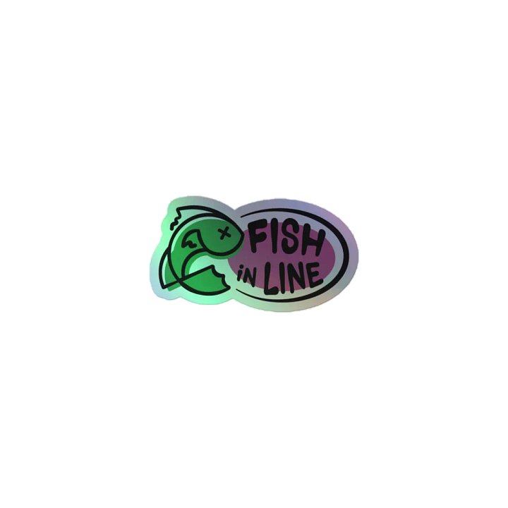 HOLO FISH STICKER product image (1)