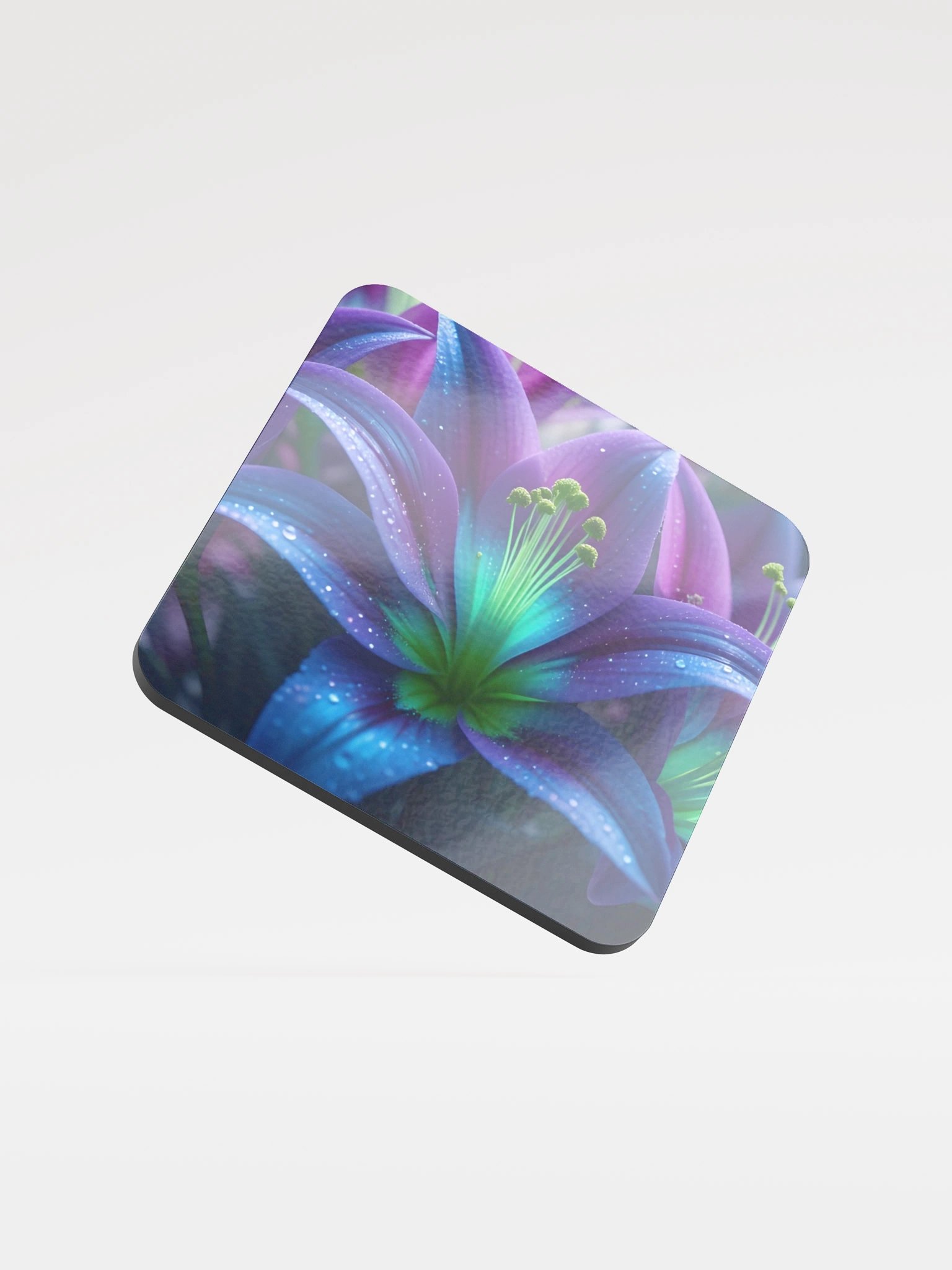 Dew-Kissed Petals Cork Coaster product image (1)