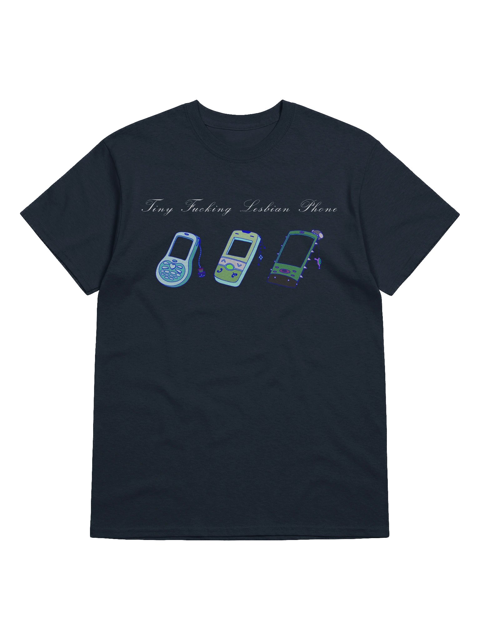 Tiny Lesbian Phone Tee product image (42)