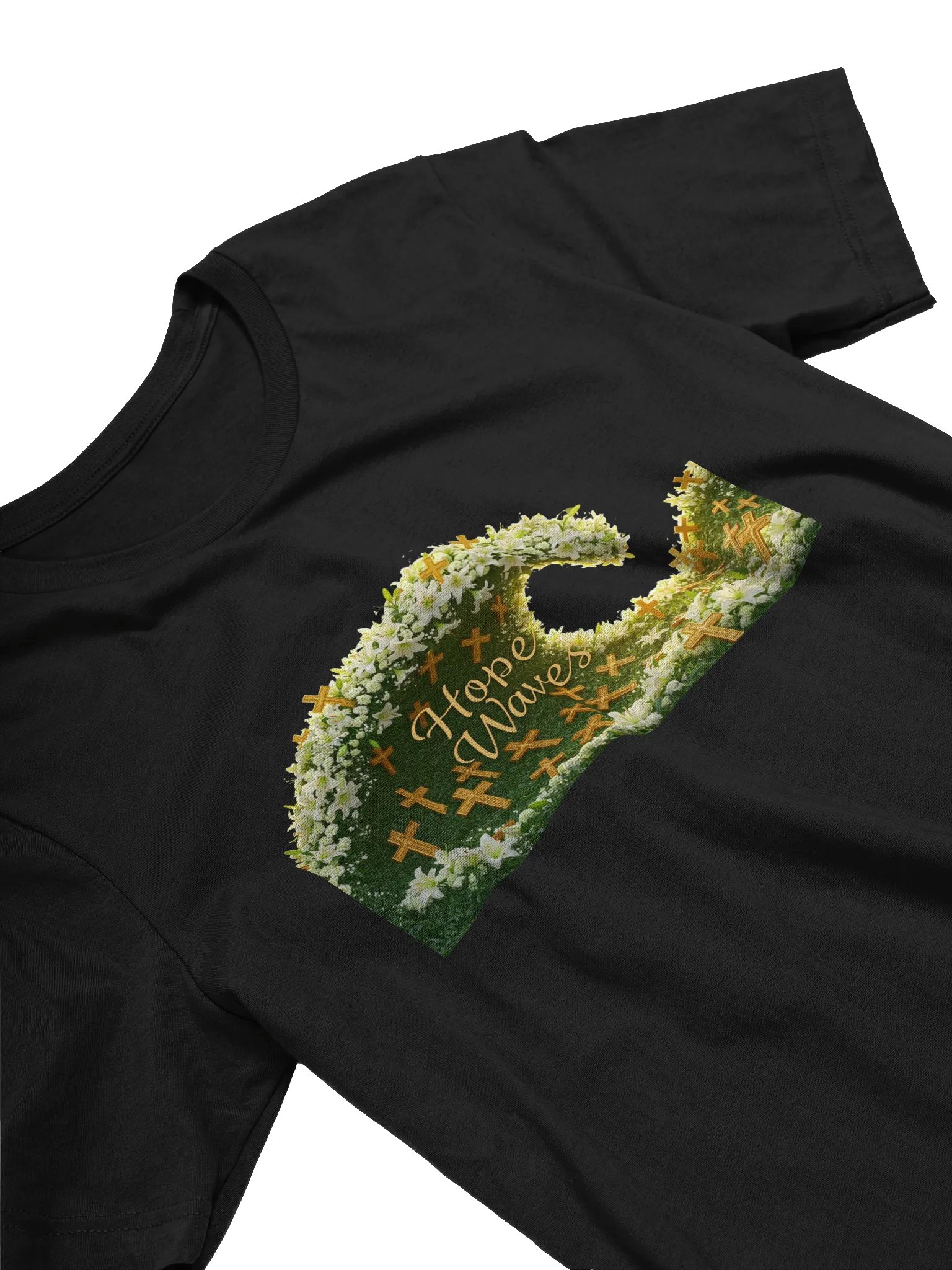 Easter Hope Waves Floral T-Shirt - Easter product image (26)