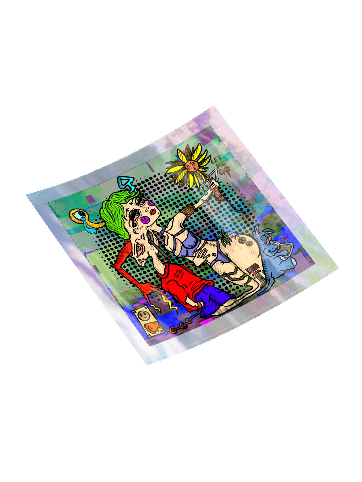 DONT LET GO Holo Sticker product image (10)