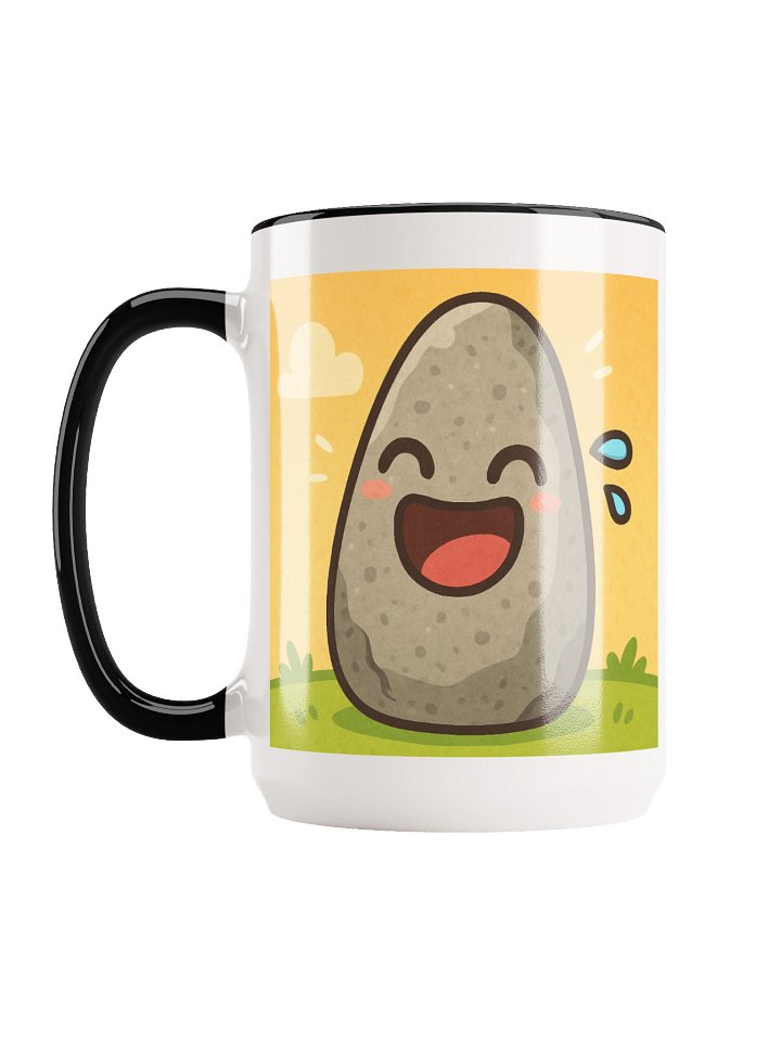 Mug en céramique intérieur noir Menhir rieur product image (1)
