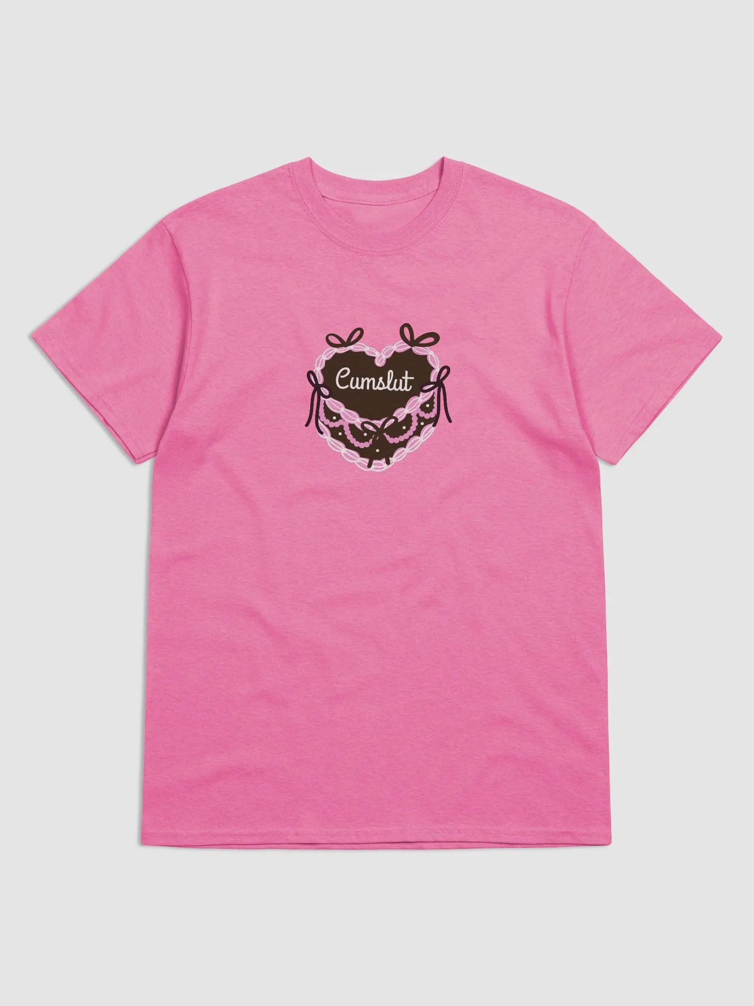 Cumslut printed T-shirt product image (1)