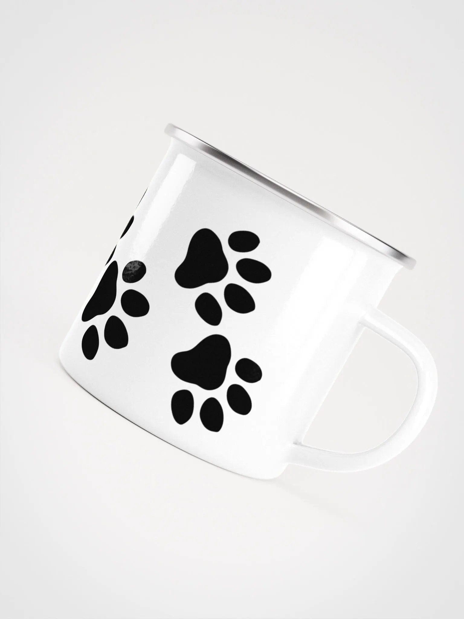 Walking paw print ceramic mug product image (4)